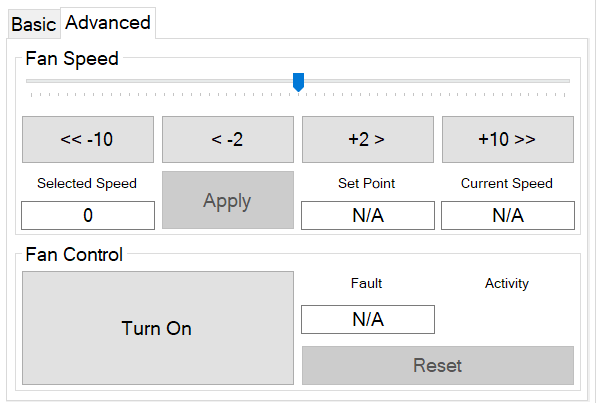 HAL Display Fan Control Advanced View