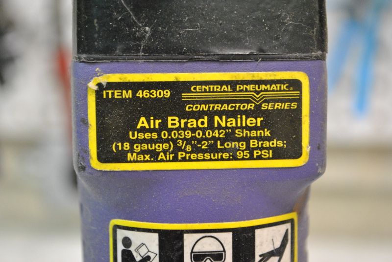 File:Central Pneumatic 46309 Air Brad Nailer Nameplate.JPG